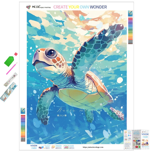 Smiling Sea Turtle